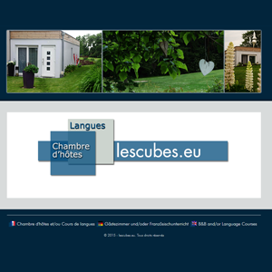 visuel du site internet Les Cubes visuel du site internet Les Cubes